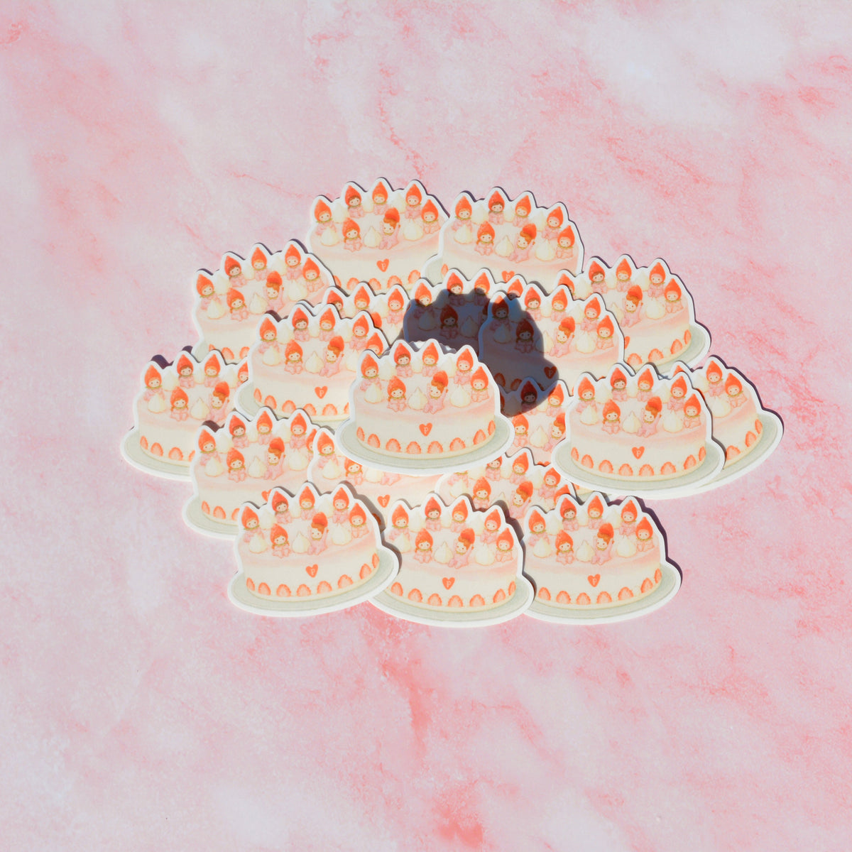Strawberry Cake Sticker