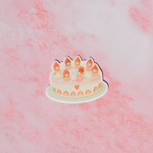 Strawberry Cake Sticker