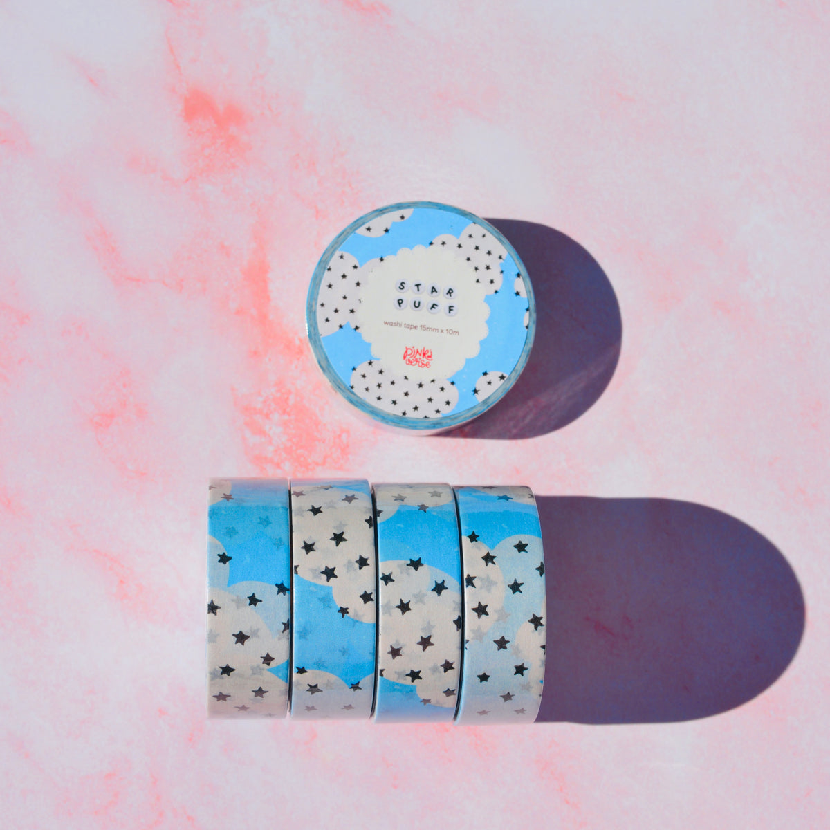 Star Puff Washi Tape