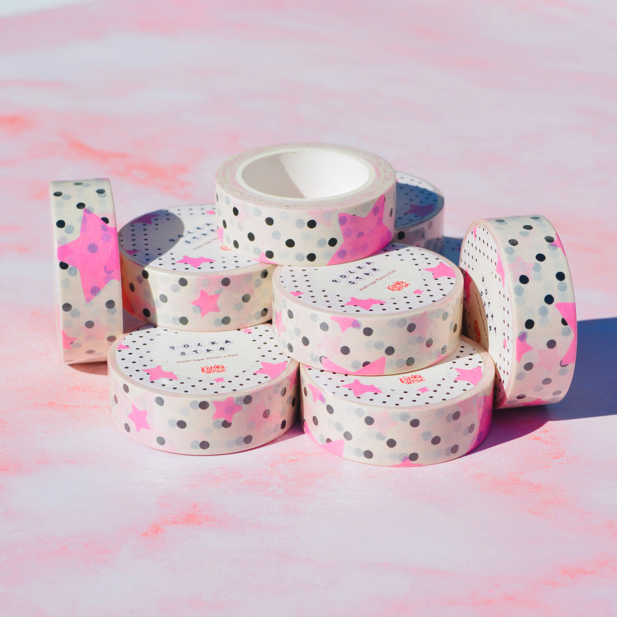 Polka Star Washi Tape