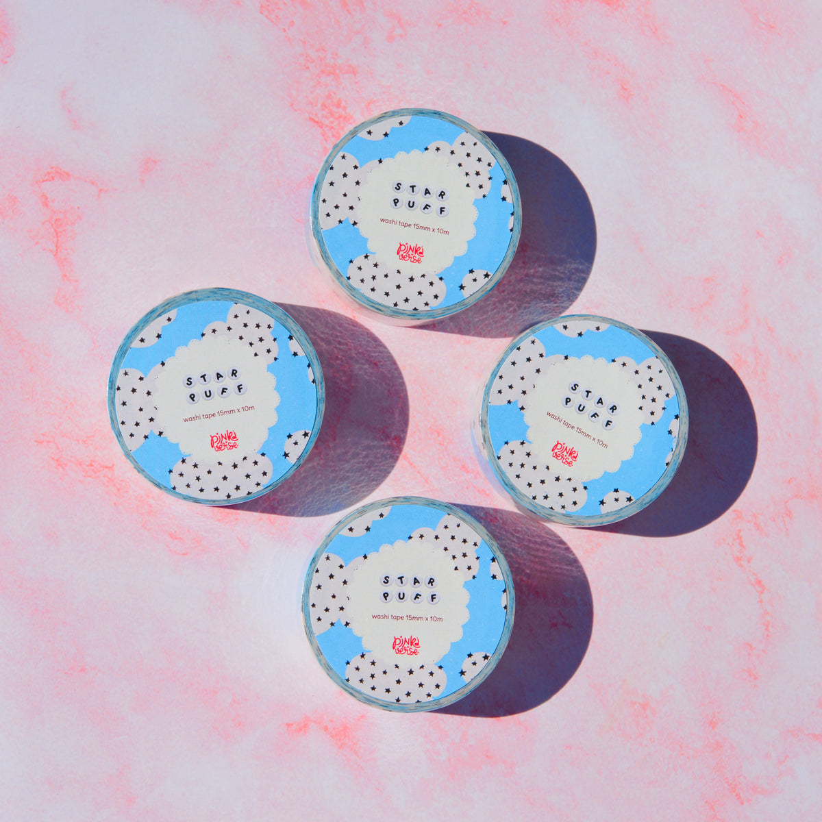 Star Puff Washi Tape