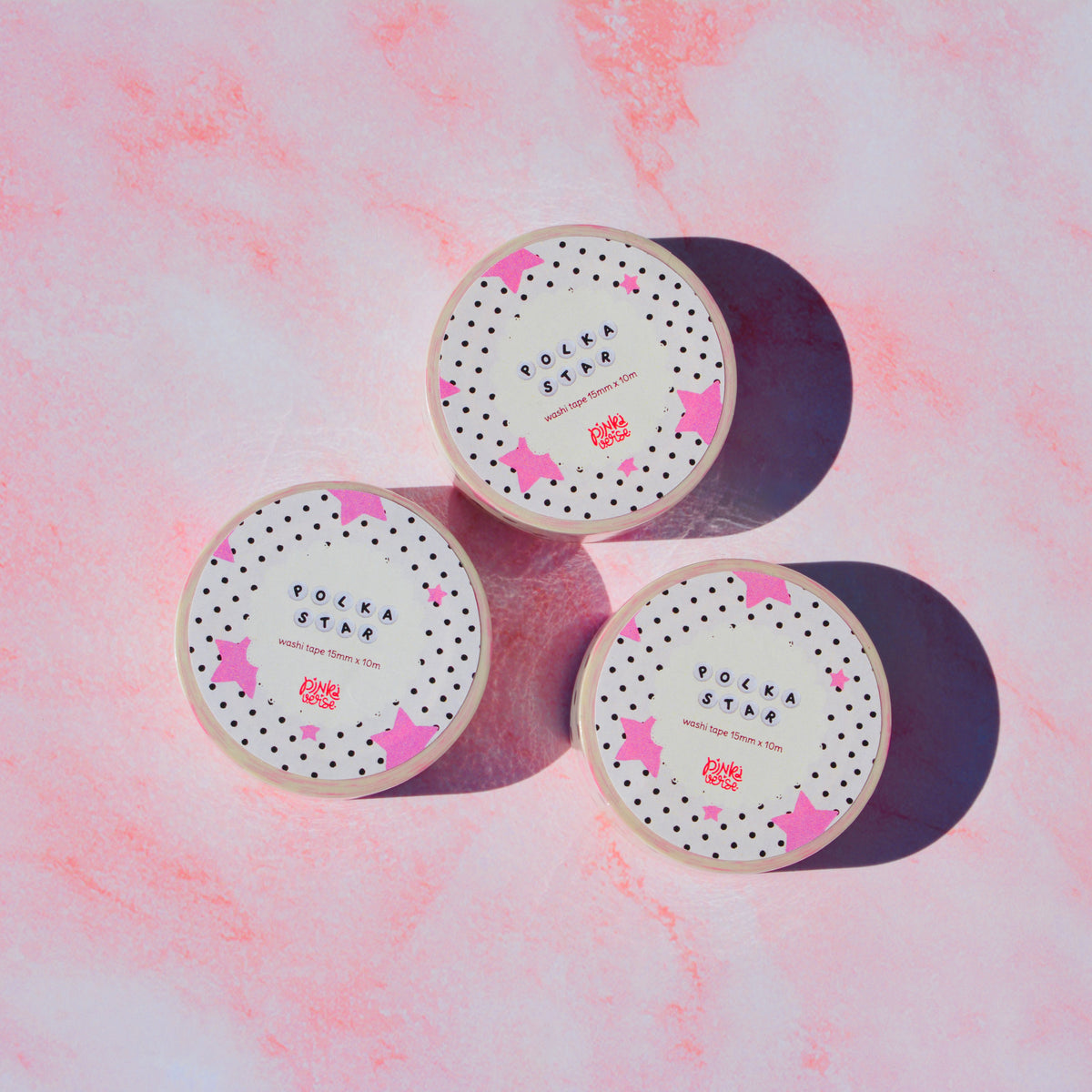Polka Star Washi Tape