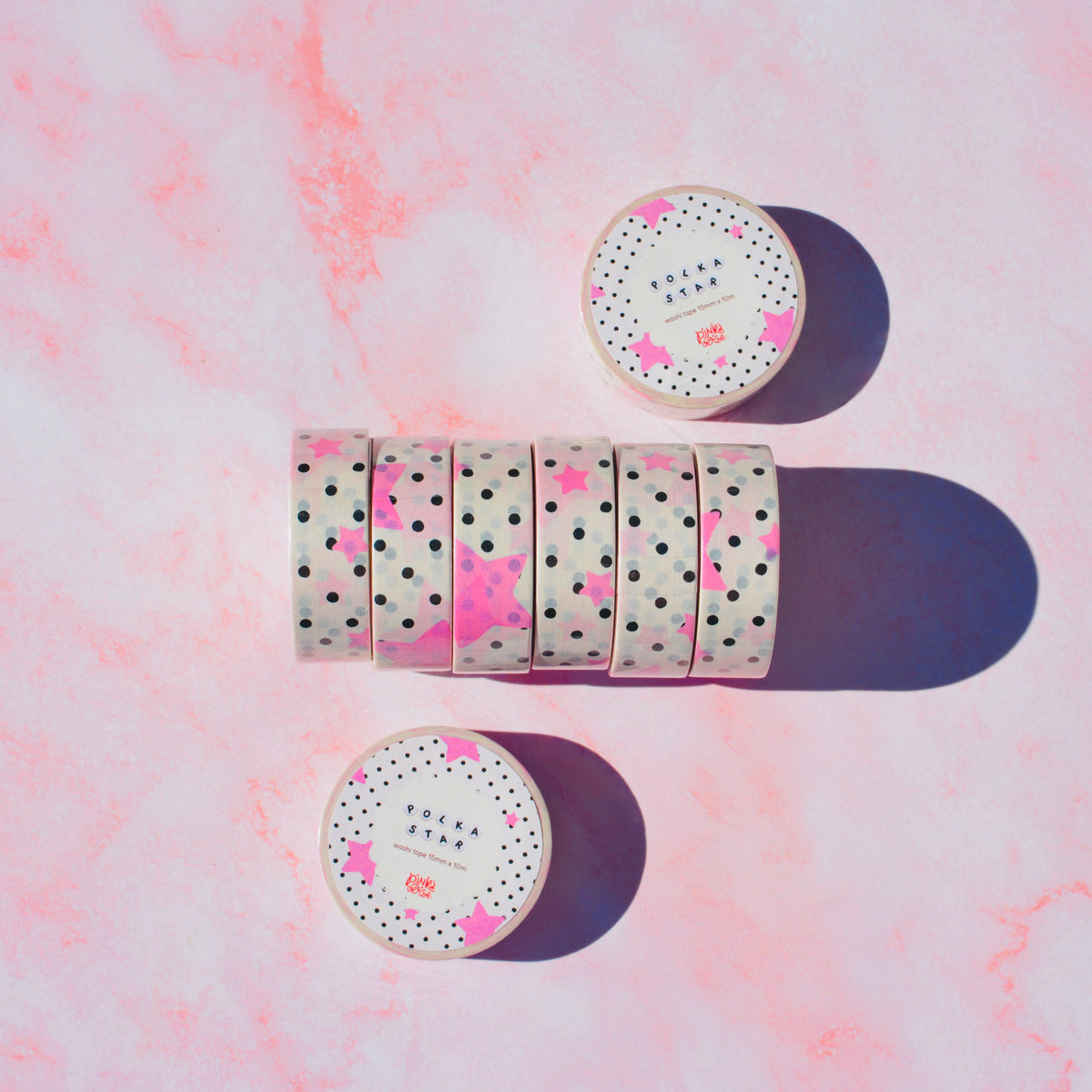 Polka Star Washi Tape