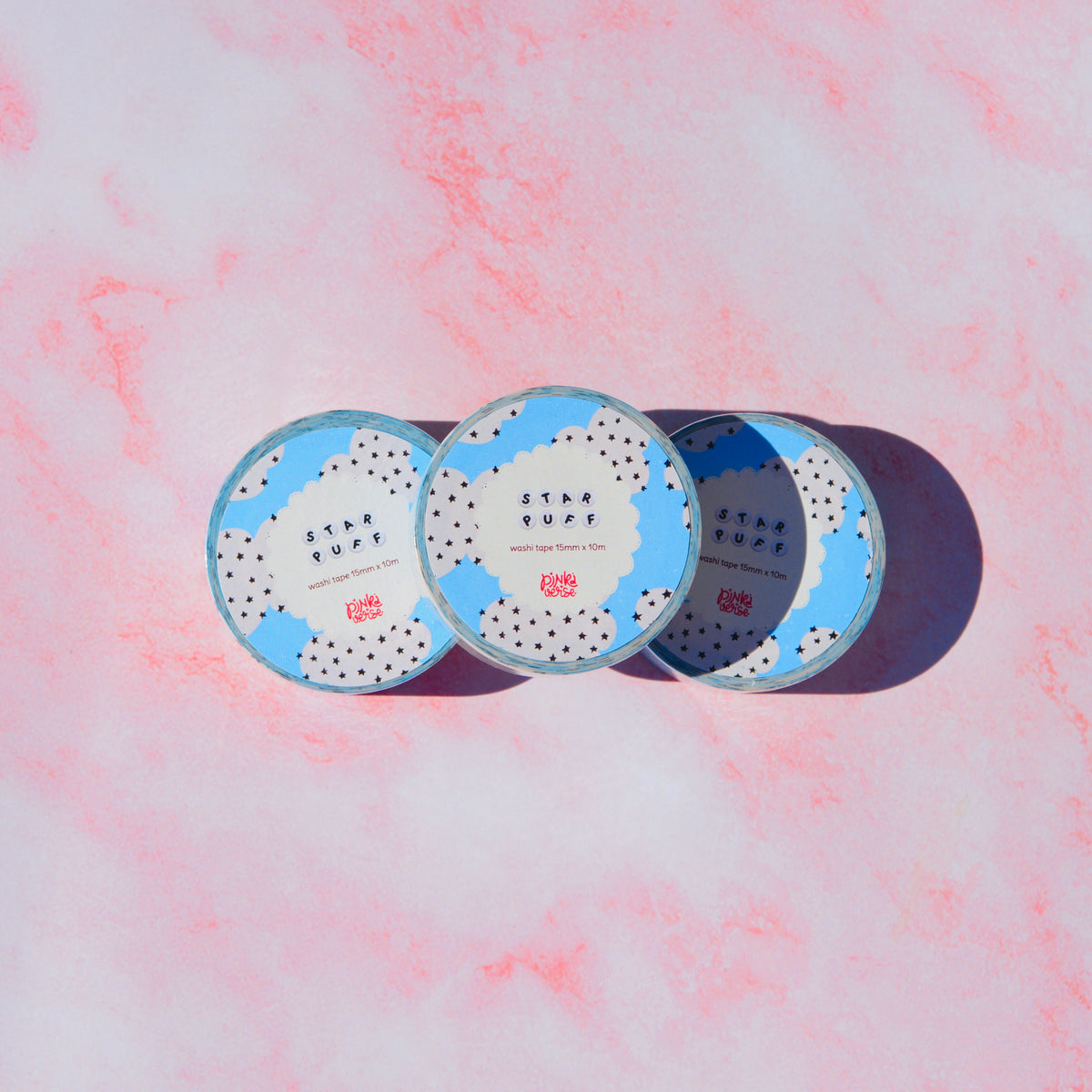 Star Puff Washi Tape