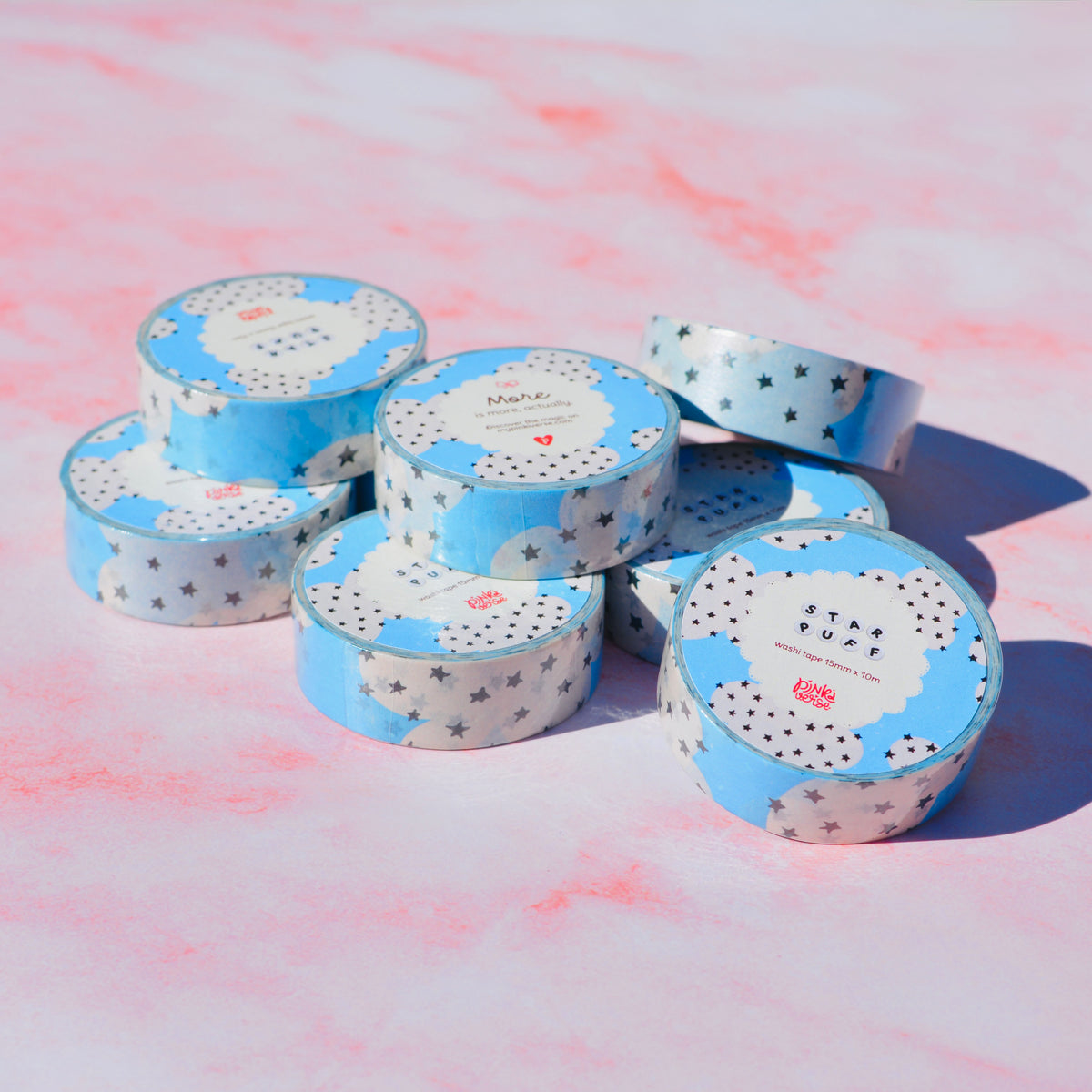 Star Puff Washi Tape