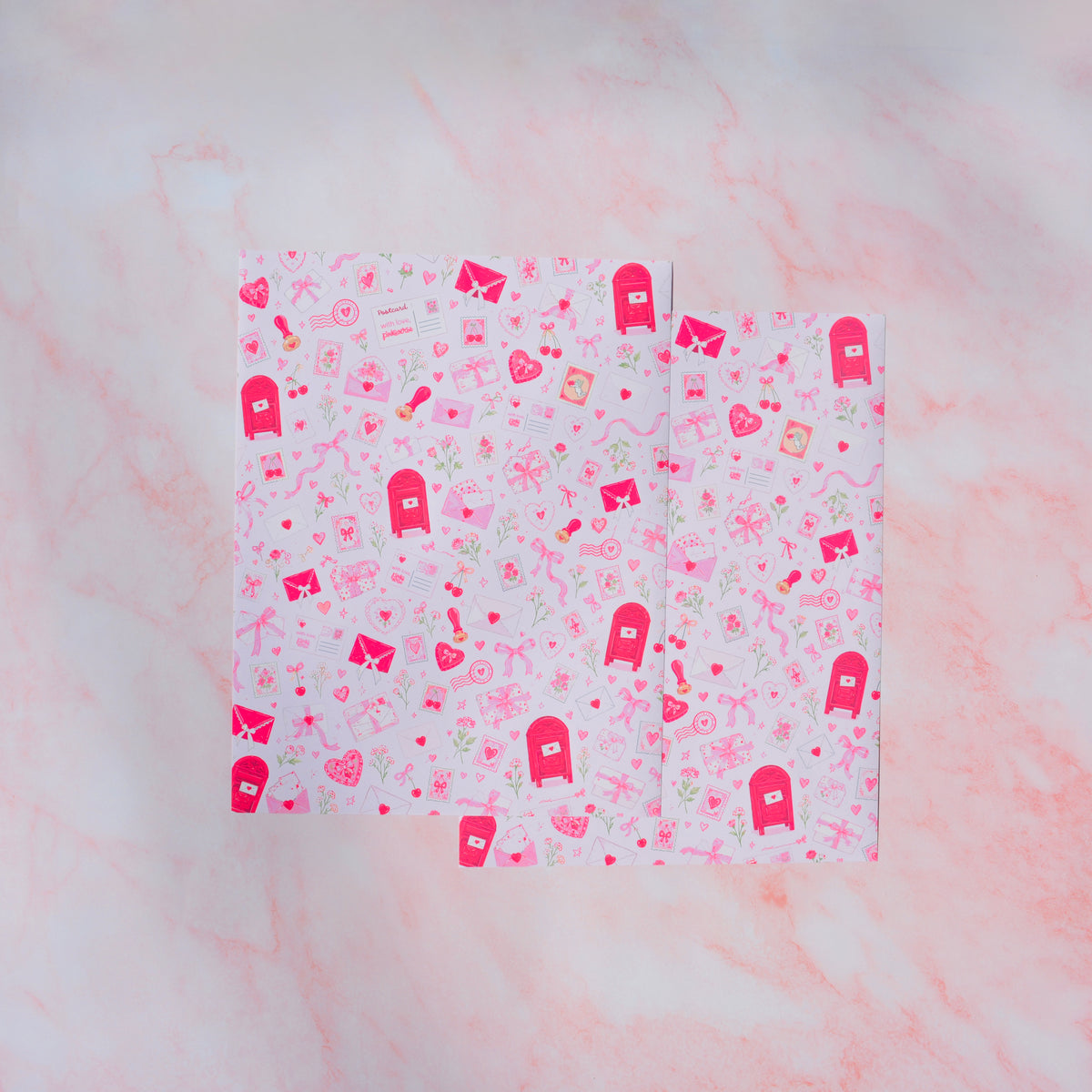 Love in the Mail Adhesive Paper