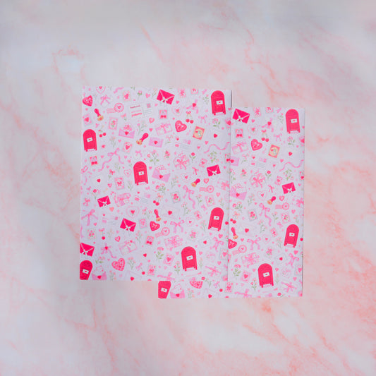 Love in the Mail Adhesive Paper
