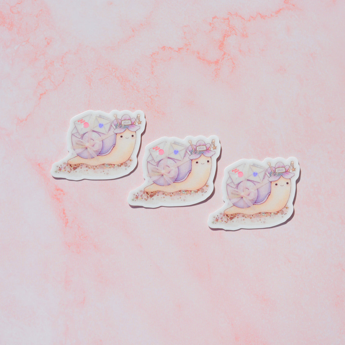 Pinki Snail Mail Sticker